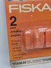 New Fiskars 2-pack Triple Track Trimmer Cutting Titanium Blade Coating Style I