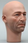 Mannequin Male Head Lifesize Realistic Hand Painted Model Te07    New