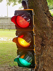 New 8  Lens Traffic Light Signal With New 8  Led Lenses  Hanger   Cap
