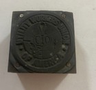 Vtg Printing Letterpress Printers Block Wood Metal Utility Workers Union America