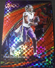 2019 Panini Select Field Level Rookies  49 Red Prizm  216 Marquise Brown Rc Sp