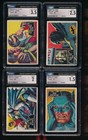 1966 Original Batman Black Bat Complete 55 Card Set Cgc Graded  batman  1 Cgc 3 