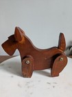 Vintage Wooden Dog Handmade Folk Art Rustic Primitive Decor