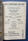 1979 -  Signed Tom Smothers  Playbill Smothers Brothers B-way   Free Shipping  