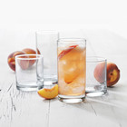 Mainstays Cooler Tennyson Glass Drinkware Set  Clear  12 Pieces