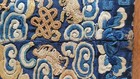 Antique Chinese Military Officer Rank Badge Qing Dynasty