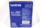 Genuine Brother Pc-301 Printing Cartridge  2  Double Pack Black Oem Original