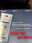 Box Of 100 Parker Aquasonic 100 Ultrasound Gel 01-20 20g Packets Exp 2 2026 