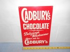 Vintage Original 9x13 In Cadbury s Chocolate Candy Advertising Sign Metal - 916e