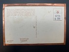 Vintage Old West Cowboy Gunfight Kopper Kard Engraved On Copper Postcard