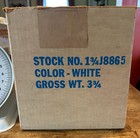 Vintage American Family Scale 25 Lbs White Metal Kitchen Food Scale With Box