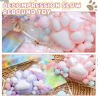 2025 Taba Squishy Cat Paw Squeeze Toy  Stress Relieving Fur Ball Gifts pink 