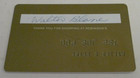 Robinson s Expired Credit Charge Card - Signed Vintage Expired Collectible