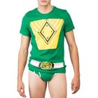 Underoos Mens Mighty Morphin Power Rangers Shirt brief Set Nib Xl