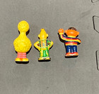 Vintage Sesame Street Mini Plastic Figurines Set Of 3  Big Bird  Bert    Ernie   