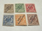 German South West Africa 1897 Scott  1-6 Overprinted Mlh