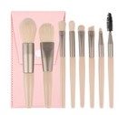 8-pack Mini Makeup Brush Set     Travel Foundation  Powder   Eyeshadow Brushes Kit