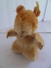 Steiff Hamster Mohair Button flag Stuffed Animal  Germany 1566