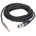 4pcs 15ft 1 4  Male Xlr Cables Quarter Inch Stereo To 3-pin Xlr Female Djs Cable
