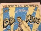 Ultra Rare Early Emek Poster Bb King Universal City 1994 Citywalk Los Angeles U2