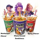 18cups Set - Nongshim Shin Ramyun Kpop Demon Hunters Ramyun