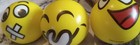 Emoji Stress Balls In Yellow  Sold Individually