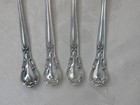Gorham Chantilly Sterling Silver Cocktail Forks  Set Of 4  5 1 2   No Monos  Pat