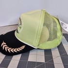 Pabst Blue Ribbon Beer Racing Captain Hat Unisex Green Snapback Trucker Cap Nwt