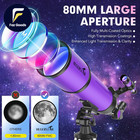Telescope Telescope For Adults   Kids   Astronomy Beginners 80mm Aperture 600m