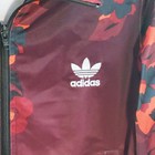 Adidas X Her Studio London Women s Medium Red Floral Track Jacket Zip Burgundy