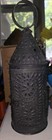 Early Primitive Paul Revere Punched Tin Candle Lantern Patina Hanging Antique 