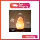 Pohs 8-10 Inches  7-11 Lb  100  Authentic Himalayan Pink Salt Lamp     Handcrafted