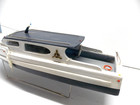 Vintage Cabin Cruiser Cruisin Wooden 25  Boat Model W  Stand