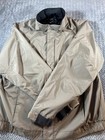 Footjoy Dryjoys Rain Jacket Men s Size Xl Brown Full Zip Performance Golf Coat