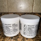 2 Revlon Realistic Conditioning Creme Relaxer No Base Formula Regular 15 Oz