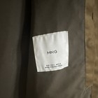 Mng Men s Brown Bomber Jacket Full Zip Lined Band Collar L