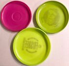 Wham-o Mattel 3 Frisbee Disc Y2k 2000 Pink Green 1996 Performance Freestyle Tiki