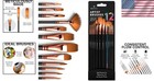 Professional 12-piece Artist Paint Brush Set For Acrylic  Oil   Watercolor