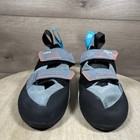 Scarpa Force Climbing Shoes Blue Black Double Straps Womens Size Us 5 5  5 2 3  