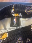 Nba La Lakers Basketball Shorts Boys Youth Xl  18-20  Black Graphic Print