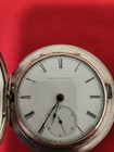 National  elgin  18s 11j Pocket Watch 6oz Coin Case Runs