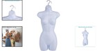 Lightweight Hanging White Female Mannequin - Ideal For Boutique Fashion Display