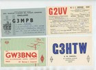 12 Different Qsl Cards From England In The 1950 s