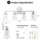  Bathroom Vanity Light - Bathroom Light Fixtures Square 4 Light Brush Nickel