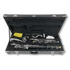 New Bass Clarient Low C Silver Plated Keywork Rubber Wood Durable With Hard Case