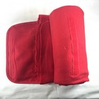 Coleman 2021 Iccc Red Fleece Stadium Blanket 46    X 108    Travel Throw Soft Plush