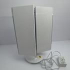 Ihome White Led Lighted Tri-fold Folding Makeup Mirror Tabletop Modern