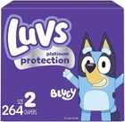Luvs Platinum Protection Disposable Baby Diapers  size2  - Bluey - 264 Count