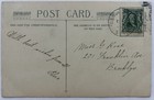 Early 1900s Antique Christmas Postcard   Mom   Daughter W  Dog On Snowy Road