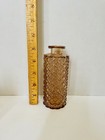 6 Decorative Pink brown Glass Bottle Vases